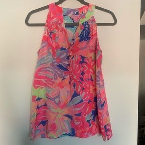 EUC Lilly Pulitzer Bailey Top Playa Hermosa XS
